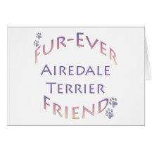 Airedale Terrier Furever Cartao
