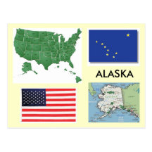 Alaska, EUA Cartoes Postais