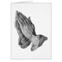 Albrecht Durer - mãos que Praying Cartões