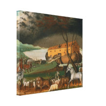 Aldeões de Edward, americano - a arca de Noah Impressão De Canvas Esticadas