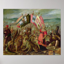 Alegoria das guerras turcas pôsteres