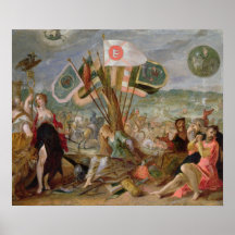 Alegoria das guerras turcas posteres