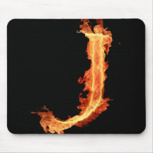 Alfa ardente - J Mouse Pads
