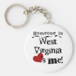 Alguém em West Virginia ama-me Chaveiro