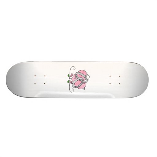 Alianças de casamento/aneis de noivado skateboard