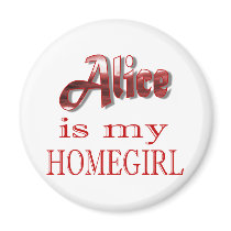 Alice é minha menina Home ímãs