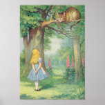 Alice e o gato de Cheshire Posteres