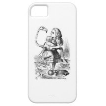 Alice em umas capas de iphone do país das maravilh capa de iPhone 5 Case-Mate