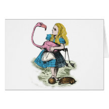 Alice no país das maravilhas cartões