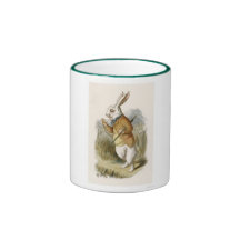 Alice no país das maravilhas: Coelho branco na cor Caneca