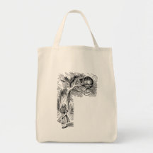 Alice no país das maravilhas; Gato de Cheshire com Bolsa De Lona