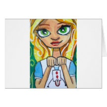 ALICE NO PAÍS DE AS MARAVILHAS CARTÃO