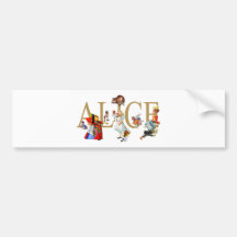 ALICE NO PAÍS DE AS MARAVILHAS E AMIGOS ADESIVO