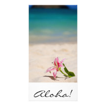 Aloha! Havaí Cartoes Com Fotos Personalizados