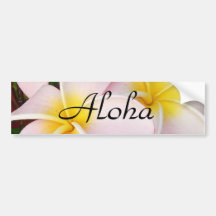 Aloha o Frangipani havaiano floresce Plumerias Adesivos