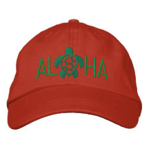 Aloha Seaturtle Bone Bordado