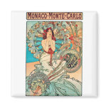 Alphonse Mucha Monaco, Monte - Carlo, 1897 ímãs