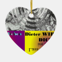 Amam-te Dieter eu! Ornamento Para Arvores De Natal