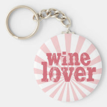 Amante de vinho chaveiros