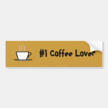 Amante do café #1 adesivos
