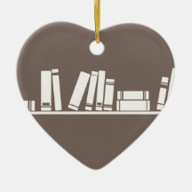Amantes de livros! enfeites para arvores de natal