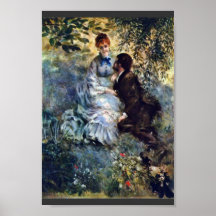 Amantes, por Pierre-Auguste Renoir (a melhor quali Posters