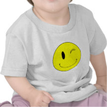 Amarelo do KRW que pisc o smiley face Tshirt
