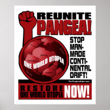 Ambientalismo - reuna Pangea!: Proteste o poster
