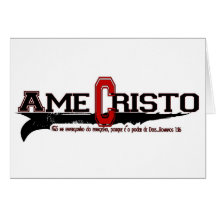 Ame Cristo (cristo do amor em Portuges) Cartoes