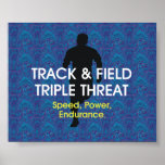 Ameaça SUPERIOR triplicar-se da trilha Posters