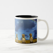 Ámérica do Sul, o Chile, Ilha de Páscoa. O cheio Caneca