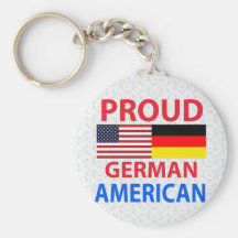 Americano alemão orgulhoso chaveiro