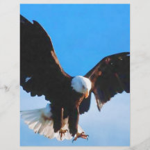 Americano calvo Eagle Panfletos Personalizado