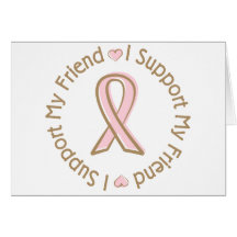Amigo cor-de-rosa do apoio ao cancer de mama da fi cartao