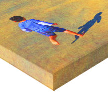 Amigo emplumado impressão de canvas envolvidas