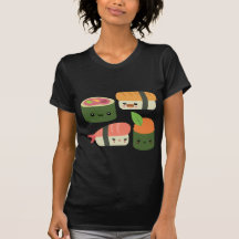 Amigos do sushi camisetas