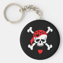 Amor & Crossbones Chaveiros