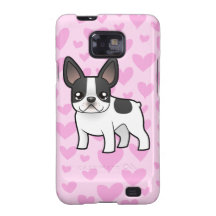 Amor do buldogue francês capa para galaxy s2