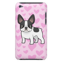 Amor do buldogue francês capa iPod touch