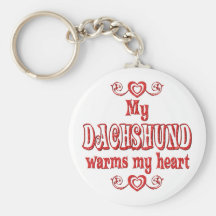 Amor do DACHSHUND Chaveiro