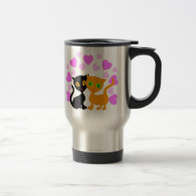 Amor do gatinho caneca