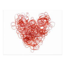 amor elástico cartao postal