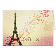 Amor em Paris Cartões