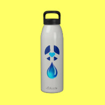 Amor H2O da paz garrafas de água