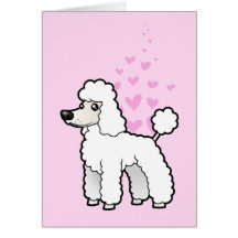 Amor padrão/da miniatura/brinquedo caniche (filhot cartao