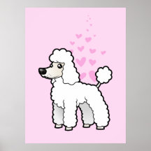 Amor padrão/da miniatura/brinquedo caniche (filhot pôsteres