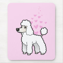 Amor padrão/da miniatura/brinquedo caniche (filhot mouse pads