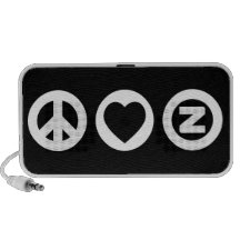 Amor Zazzle da paz Caixinhas De Som Para Pc