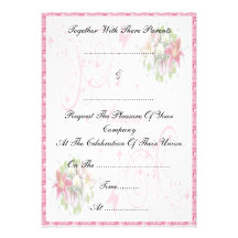 Amore floral - convite do casamento
