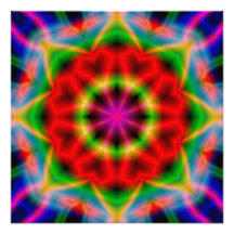 Ampliação colorida da foto da abstracção